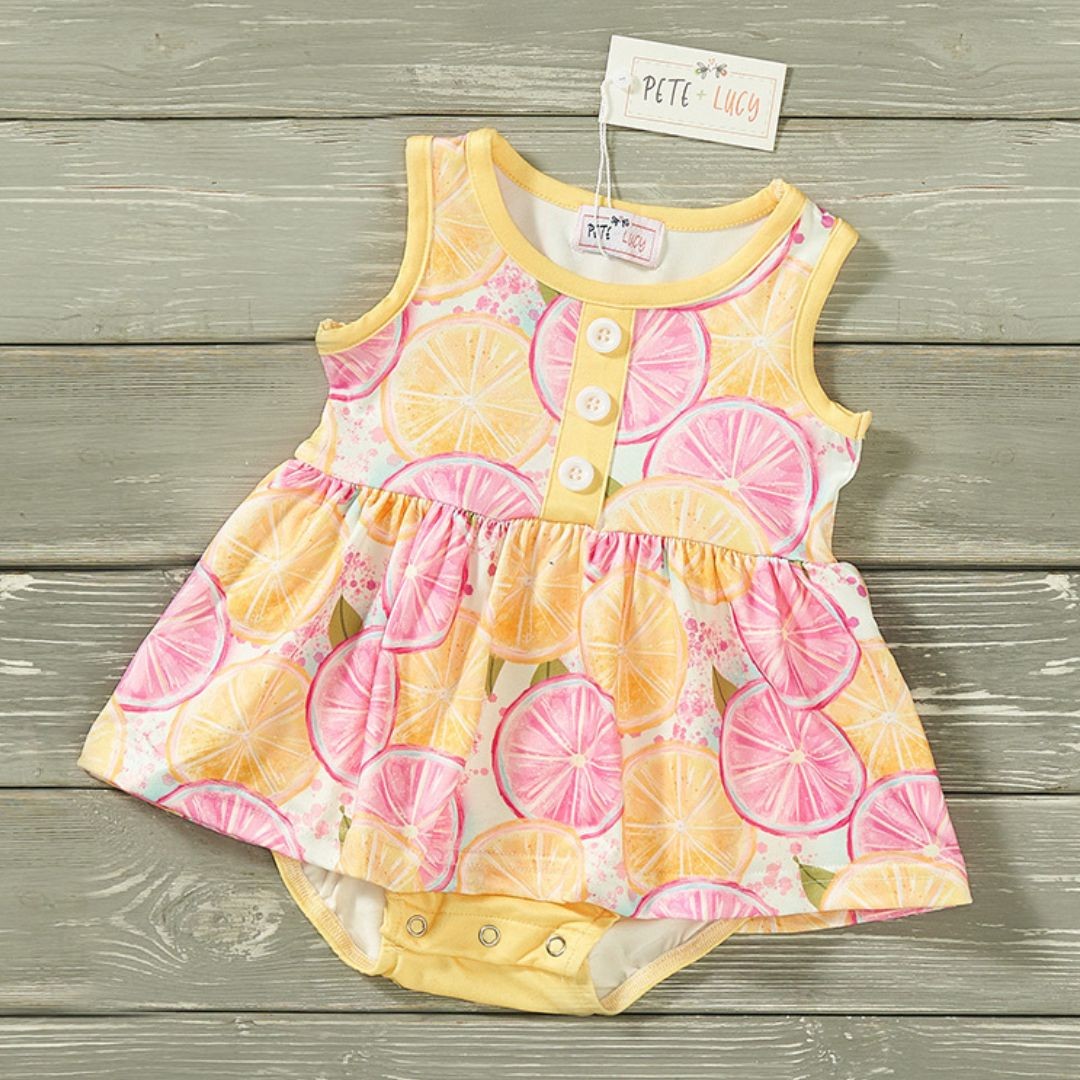 Lemon Burst Romper