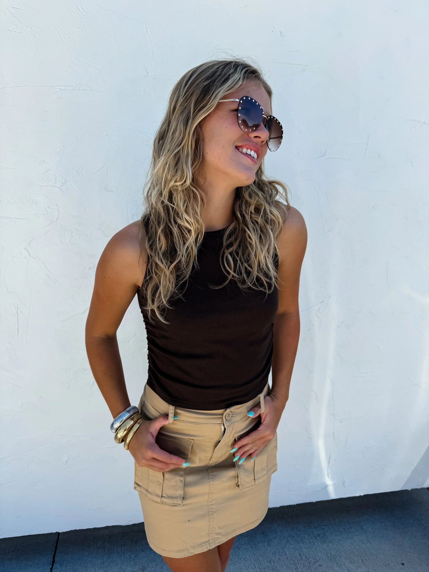 PREORDER: Carly Cargo Skirt in Assorted Colors