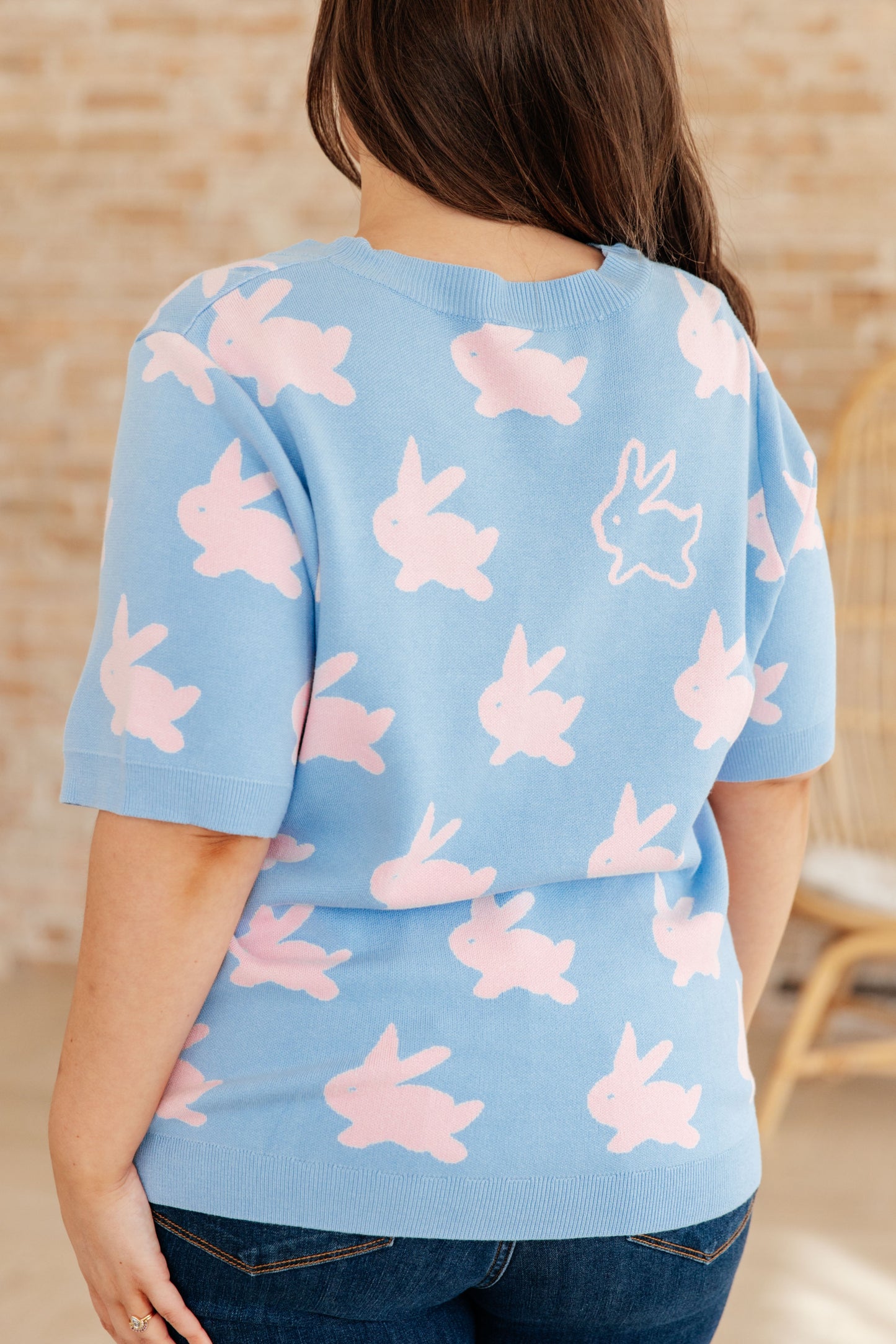 Miss Cottontail Half Sleeve Sweater
