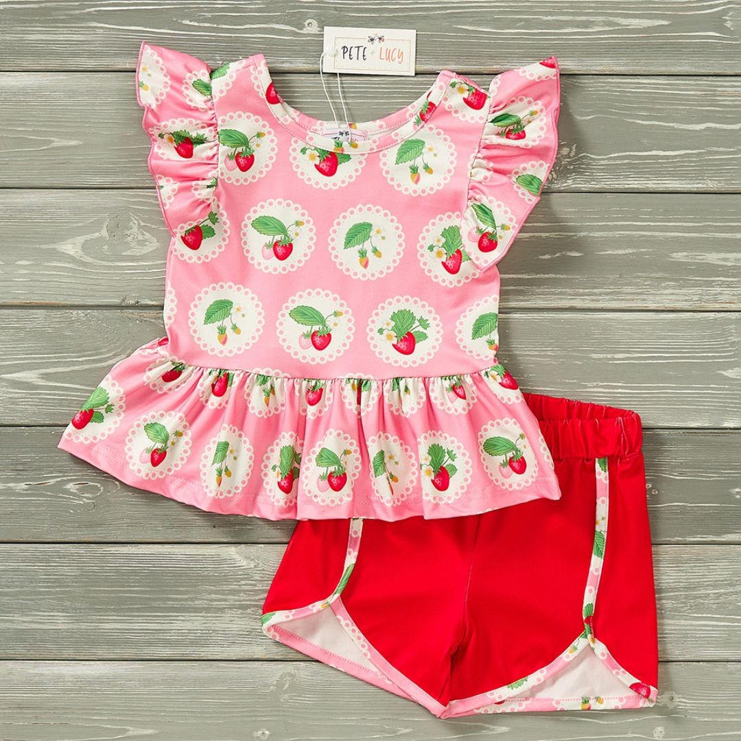 Simply Strawberry 2 Piece Set