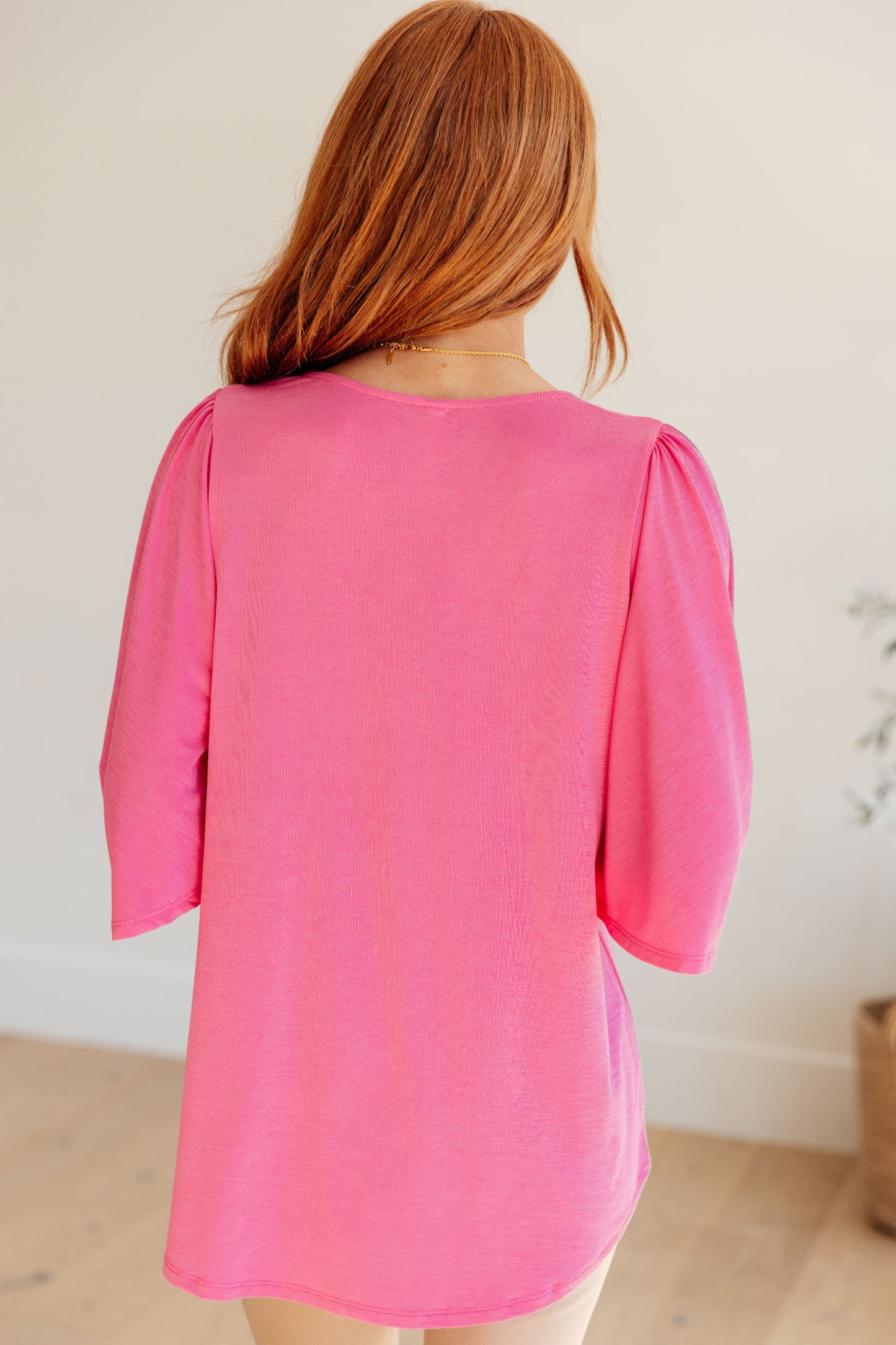 Cali Blouse in Magenta