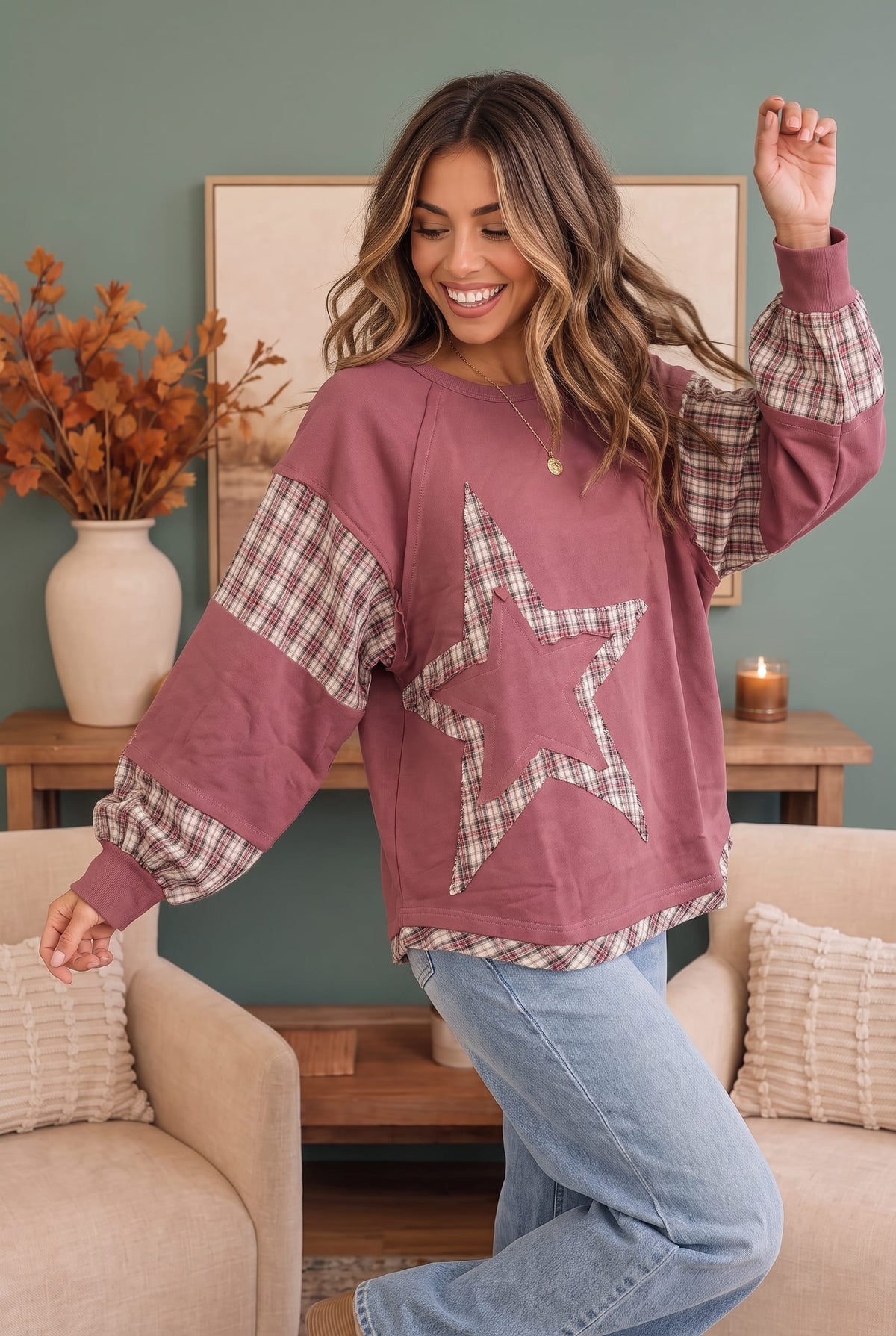 Starry Eyed Pullover Sweatshirt
