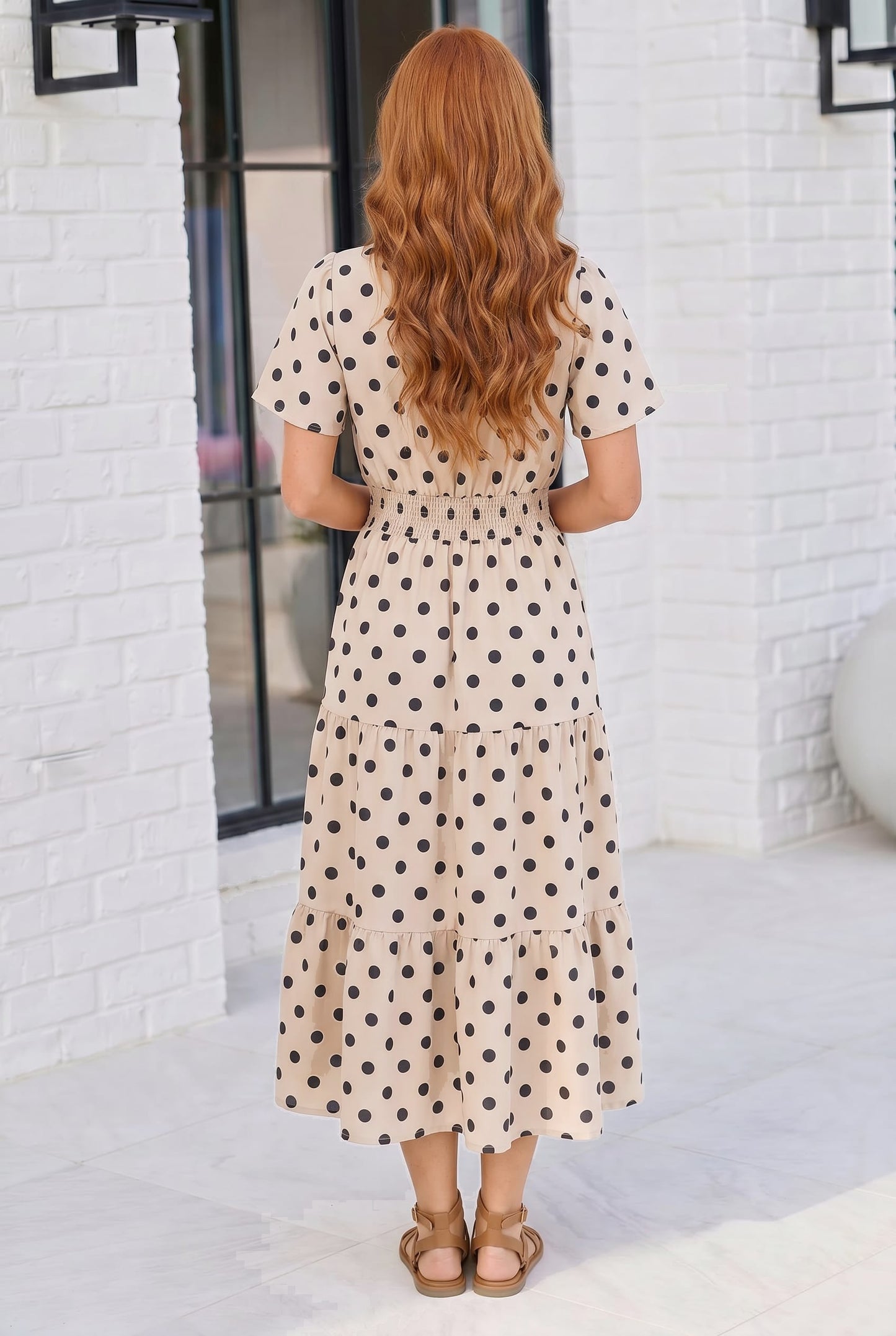 Spotted Something Sweet: Polka Dot Midi Dress