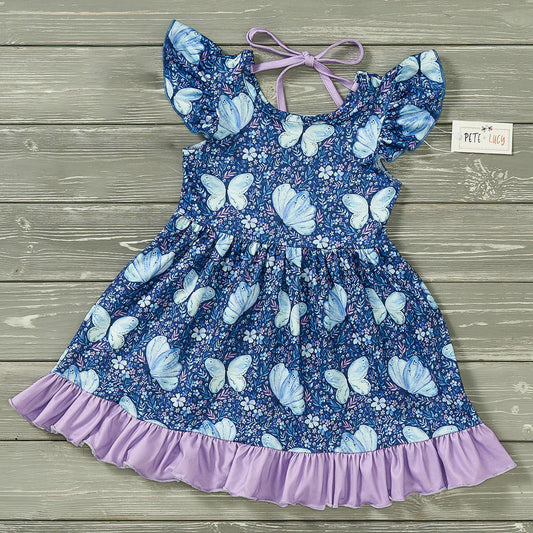 Midnight Butterflies - Girl Dress