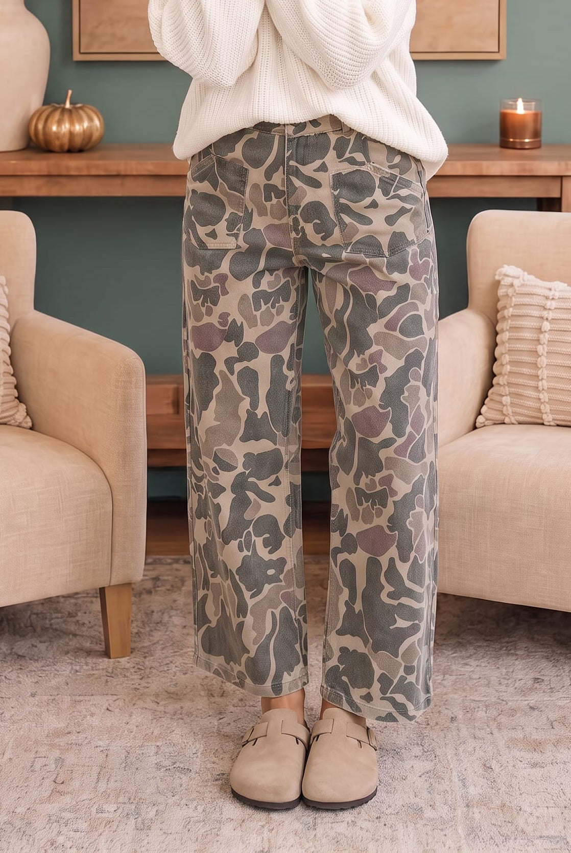Blending In Camo Cargo Pants