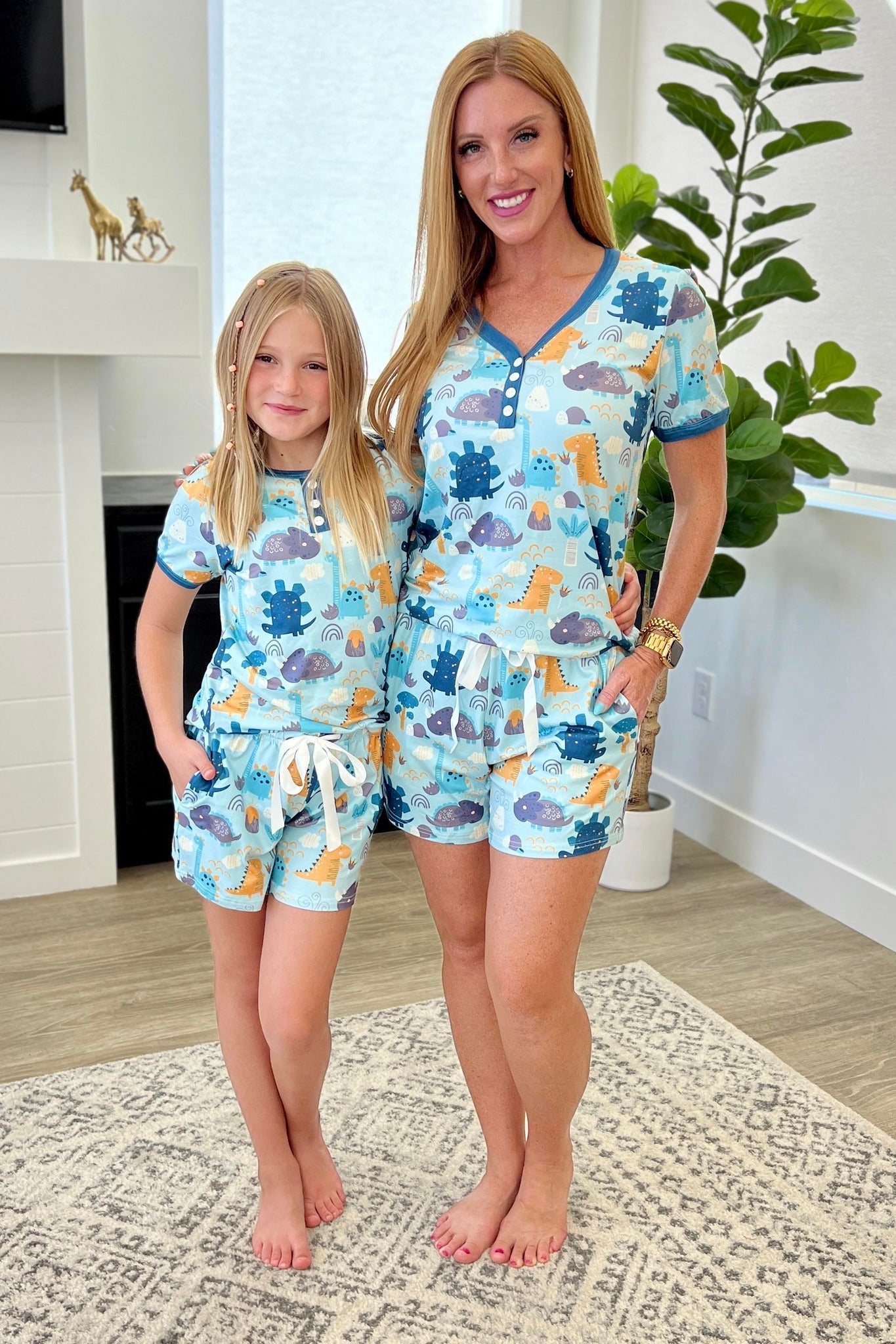 PREORDER: Matching Short Pajamas in Assorted Prints